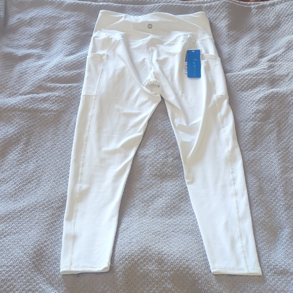 Women's Leggings White Small - Picture 3 of 10